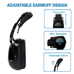 Hard hat slot-mount earmuffs – image 3