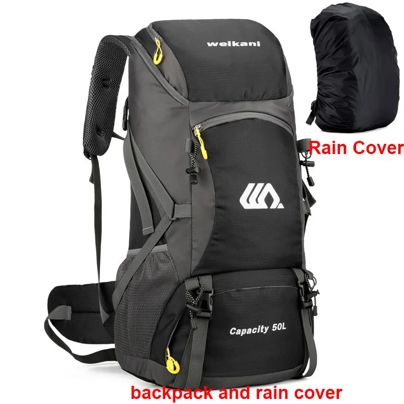 50L Large Hiking & Travel Backpack