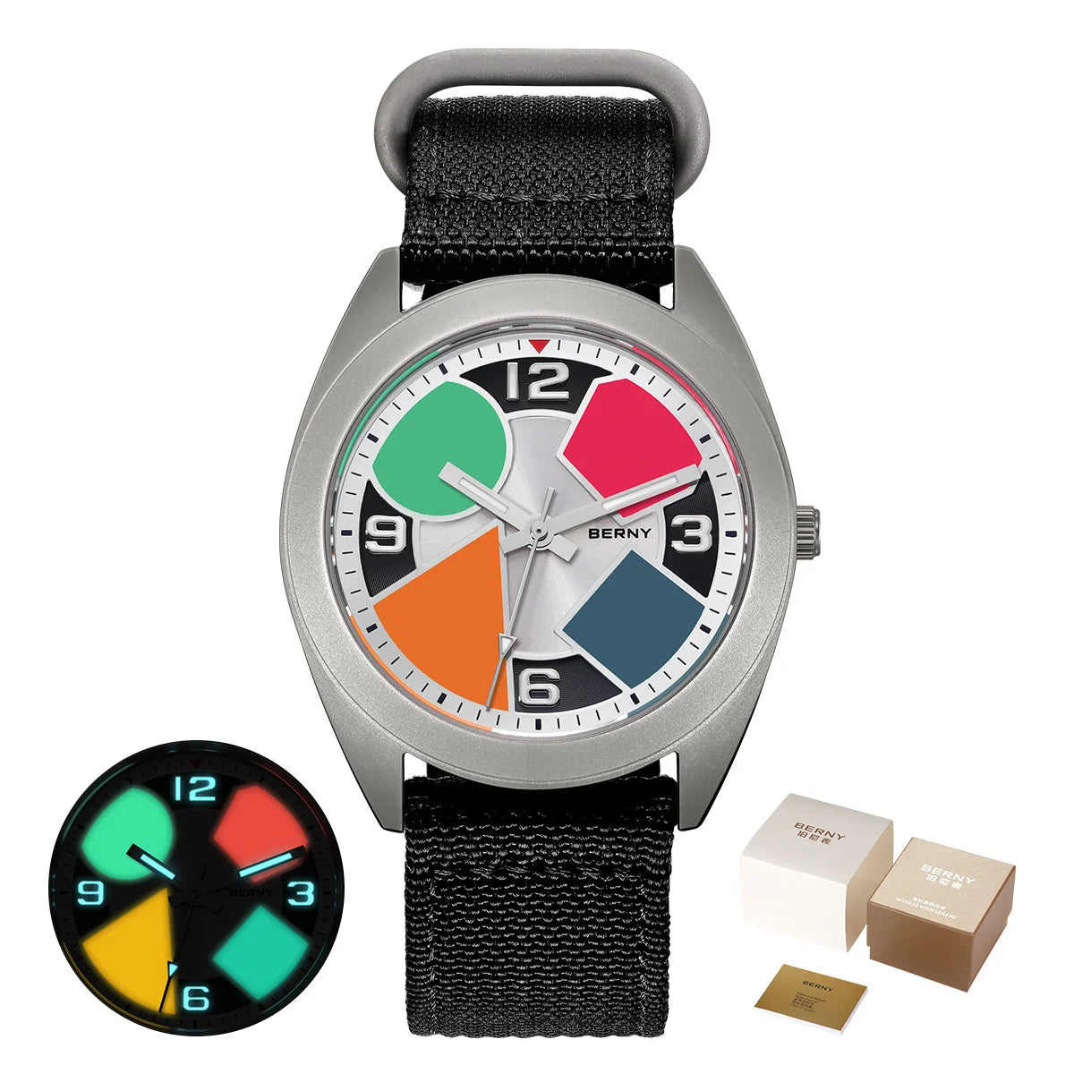 Titanium Watch for Men – Canvas Strap Edition