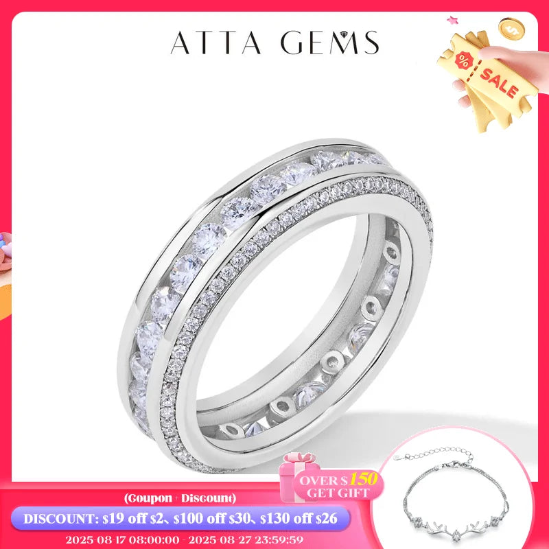1.5CT Moissanite Wedding Ring
