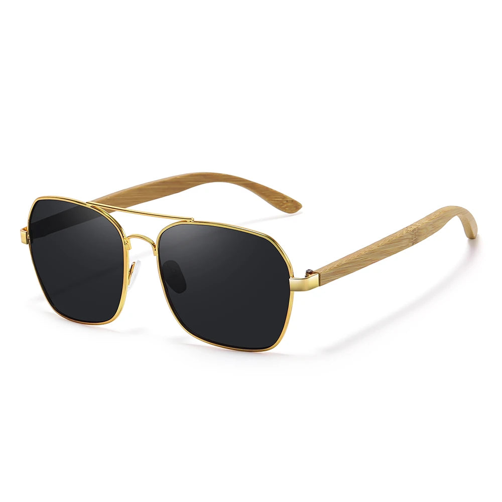 Fashion Retro Metallic Square Sunglasses by Snagg It Sunglasses