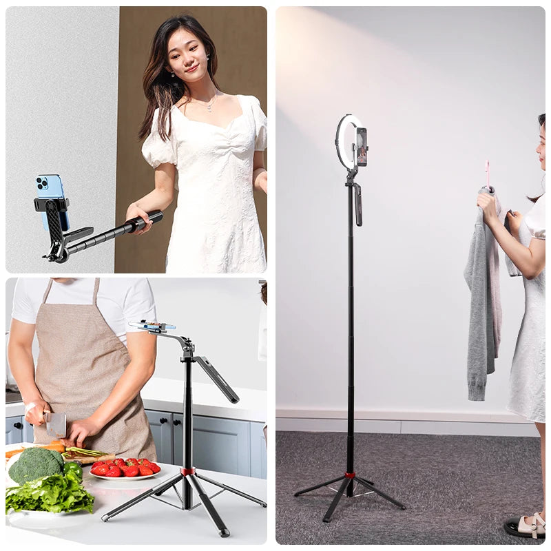 1.8M Bluetooth Remote Control Selfie Stick Tripod by Snagg A Tripod