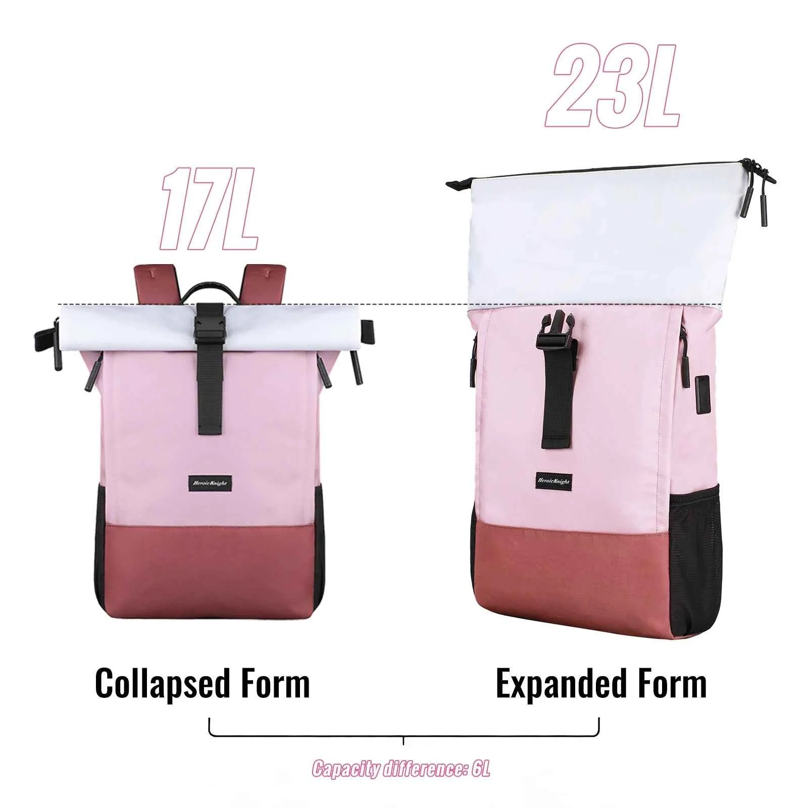 Large Capacity Waterproof Travel Backpack 15.6" with USB Charge Port