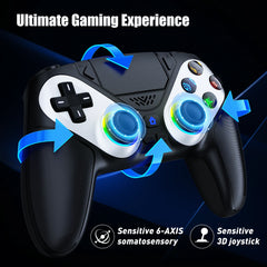 Wireless Game Controller Compatible With PS5, PS5 Slim, Pro & PC by Snagg A Game Controller
