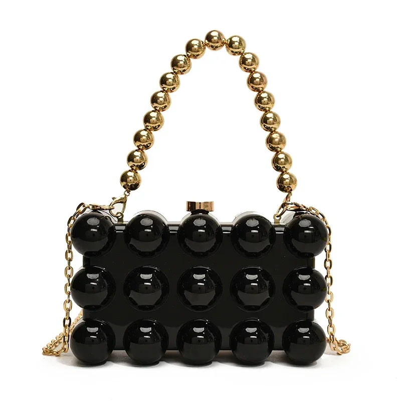 Mini Gold Chain Crossbody Bag by Snagg It Purses
