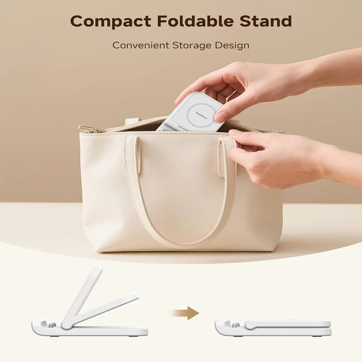 Samsung Z Flip Foldable Wireless Fast Charging Stand | Galaxy S25 Z Flip 7 6 Moto Razr 50 60 Ultra