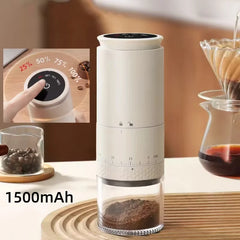 Portable USB Rechargeable Conical Burr Coffee Bean Grinder by Snagg A Grinder
