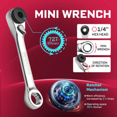 37 Pcs Metric Impact Screwdriver & Socket Set – Mixed S2 Steel Bits with EVA Foam Storage Tray