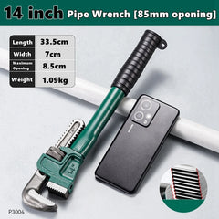 Heavy Duty Straight Pipe Wrench by Snagg A Spud Wrench