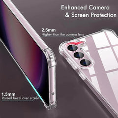 Clear Shockproof Case for Samsung Galaxy S21–S25