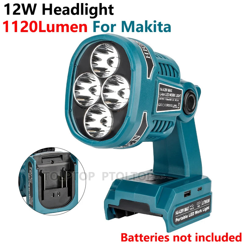 LED work light for Makita 18V batteries – image 13