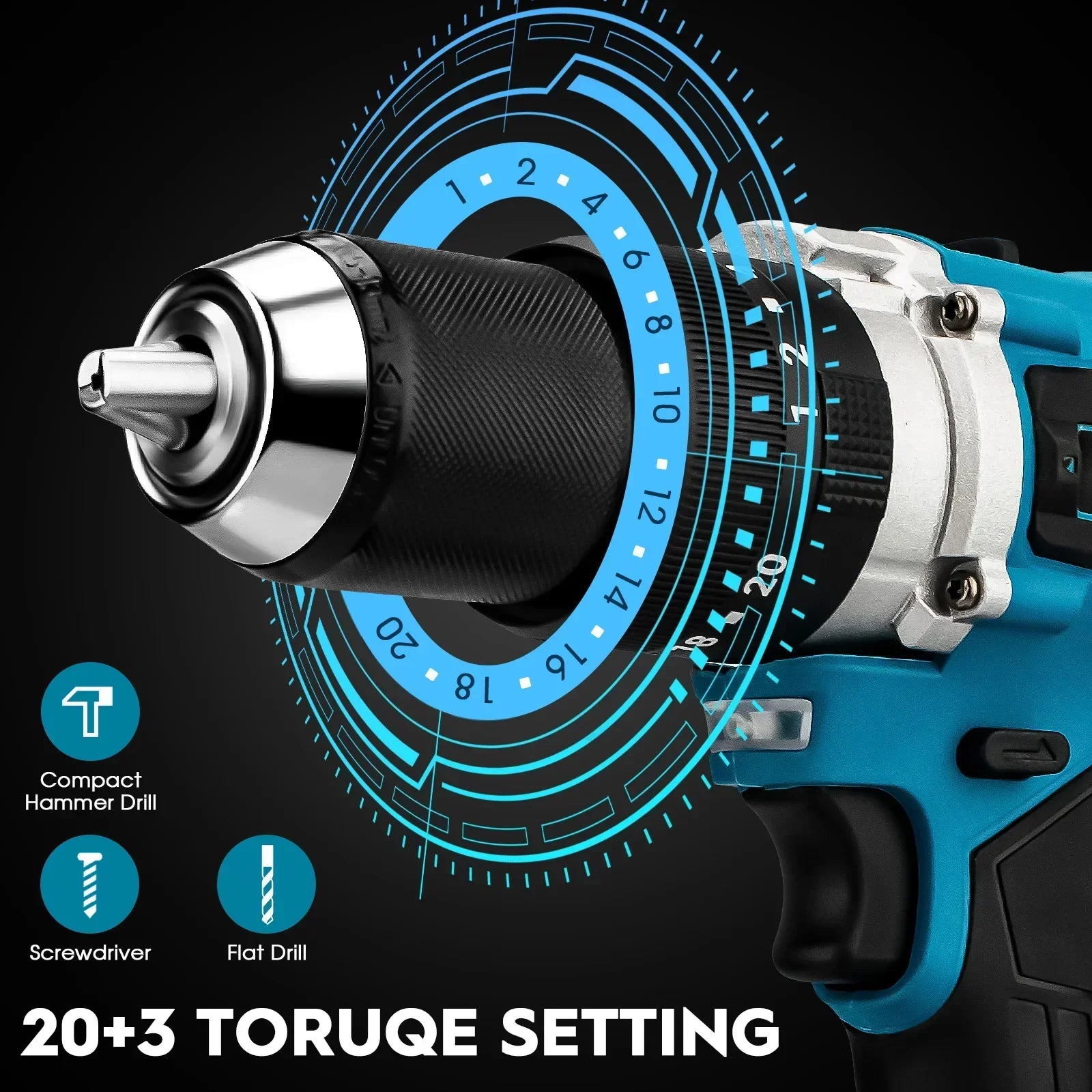 650N·m Brushless Cordless Impact Drill