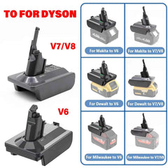 Dyson V6 V7 V8 battery converter with low-battery light – image 2