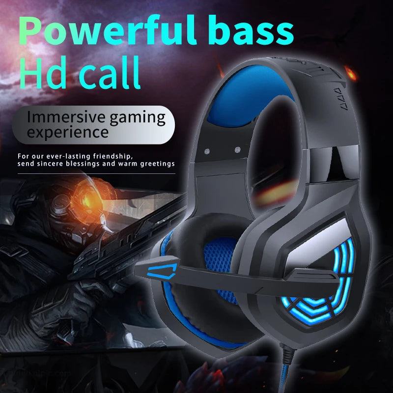 LED Wired Gaming Headset for PC & Laptop Gaming by Snagg A Gaming Headset