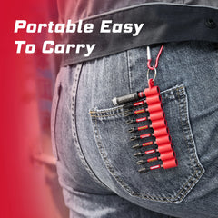 Mixed 2” Impact Screwdriver Bits Set – PH/HEX/PZ Magnetic S2 Steel with Soft Hanging Strips