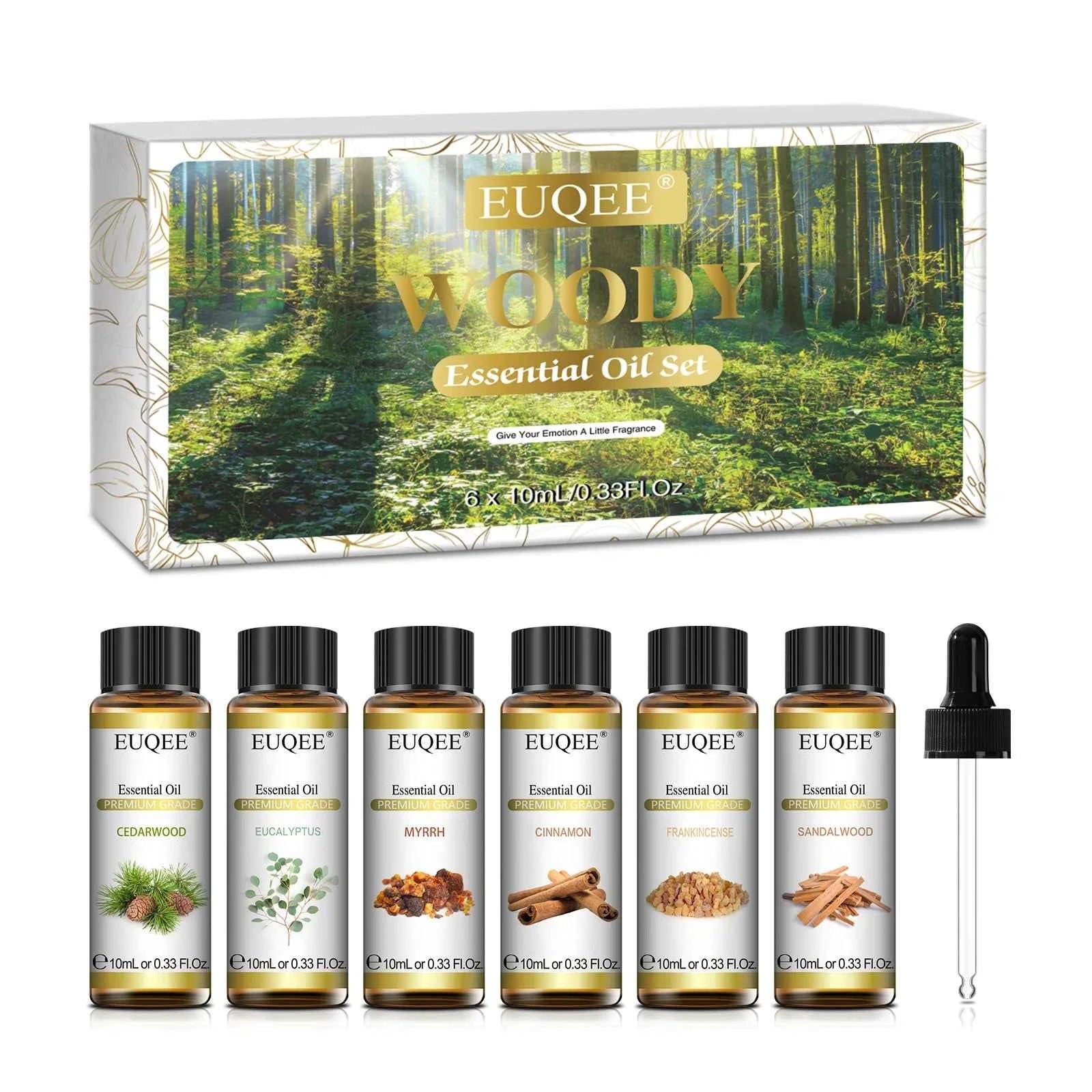 6 Piece Essential Oil Collection – 100% Pure Natural Aromatherapy Set for Diffusion & DIY Wellness