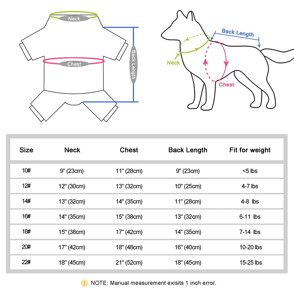 Waterproof Dog Jumpsuit – Heavy-Duty Winter Coat for Small, Medium & Large Dogs