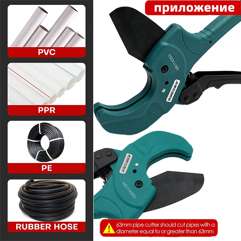 Pipe cutter scissors with aluminium handle – image 4