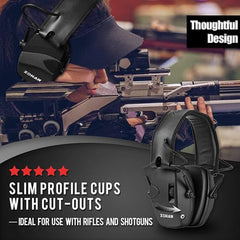 Tactical Earmuff Electronic Anti-noise Headphone by Snagg A Safety Headphones
