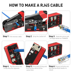 Heavy Duty Wire Stripper & Terminal Crimper Tool by Snagg A Wire Stripper