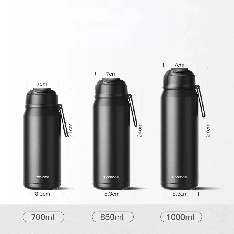 Thermos Bottle With Magnetic Tea Infuser For Travelers by Snagg A Mug