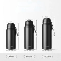 Thermos Bottle With Magnetic Tea Infuser For Travelers by Snagg A Mug