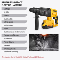 26mm Brushless Rotary Hammer Drill