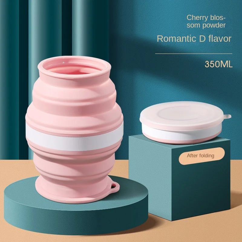 Creative Origin Cup Foldable Silicone Cup With Lid Outdoor by Snagg A Cup