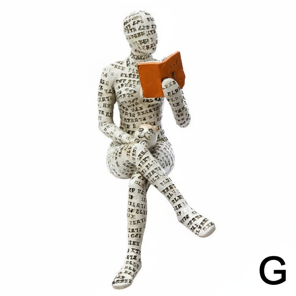 Abstract Reading Woman Sculpture by Snagg A Sculpture