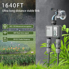 Smart WiFi + RF433 2-Way Garden Water Timer