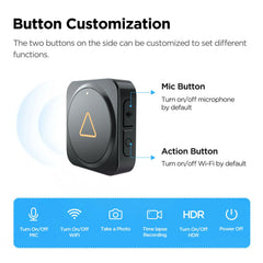 Wireless Bluetooth Remote Control (BTR200) | Instant One Touch Event Locking For Dash Cams