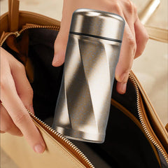 Titanium Tea Infuser Premium Travel Mug 200ml For Travelers by Snagg A Bottle