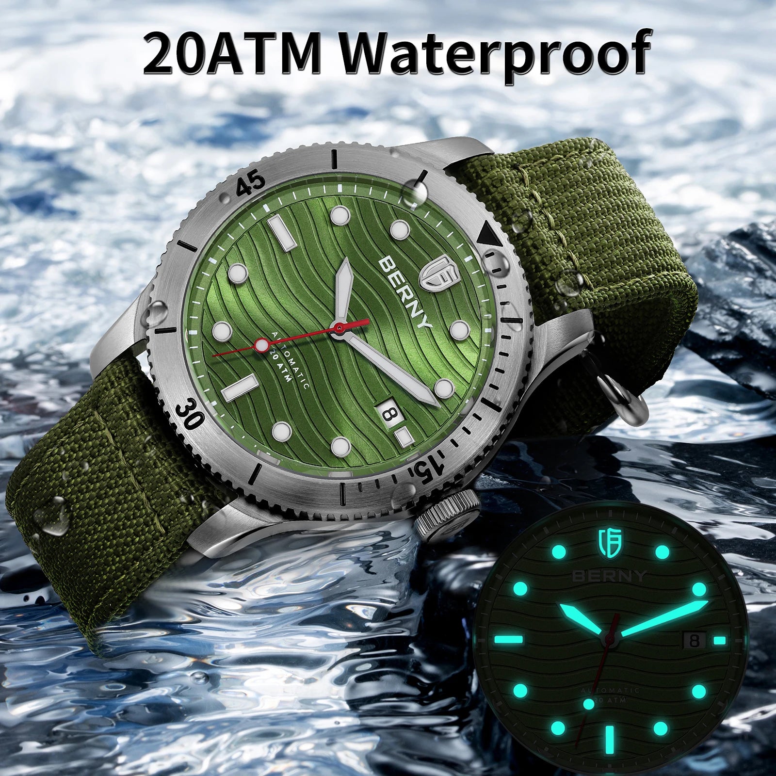 BERNY Automatic Diver’s Watch