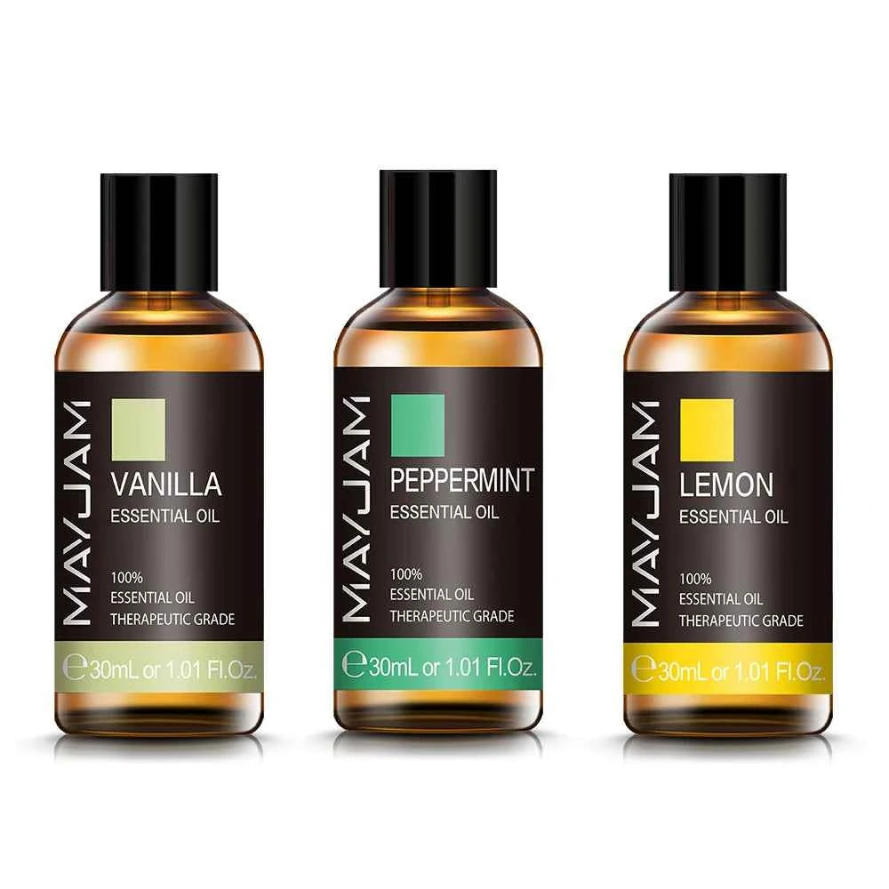Professional Botanical 3 Piece Essential Oil Collections – 100% Pure Plant Extracts in 10ml & 30ml Configurations