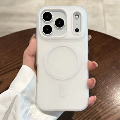 MagSafe Clear Matte Finish Shockproof Dual-Layer Protection Case – for iPhone 17 Series
