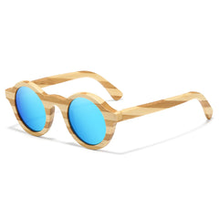 Natural Zebra Bamboo Polarized Sunglasses by Snagg It Sunglasses