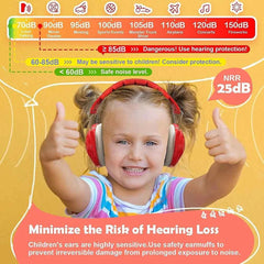 Kids earmuffs with padded headband – image 2