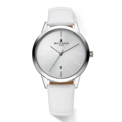 BERNY Women’s Leather Strap Quartz Watch - SnaggIt