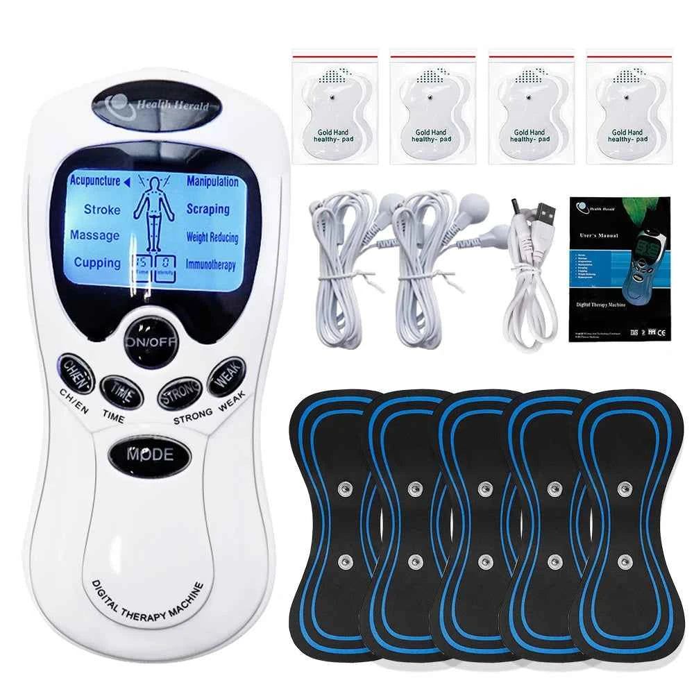 Digital TENS Machine – Electronic Pulse Muscle Stimulator for Pain Relief