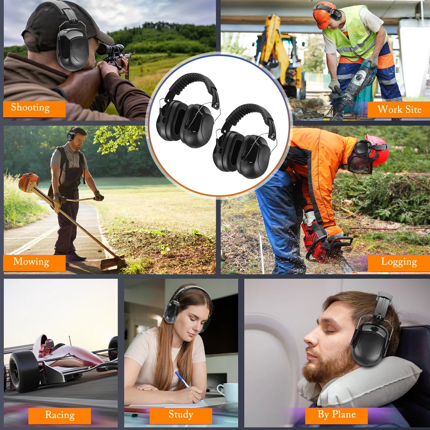 Adjustable foldable earmuffs – image 6