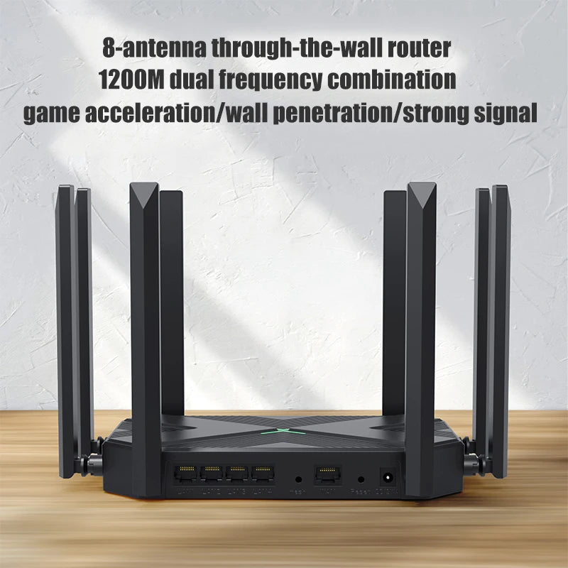 Wireless Router & Signal Booster 8 Antenna Dual Band Repeater with AP Mode by Snagg A WiFi Booster