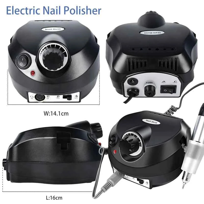 27 Color Ultimate Professional Manicure Station – Poly Extension & Gel Polish Mega Kit with UV/LED System