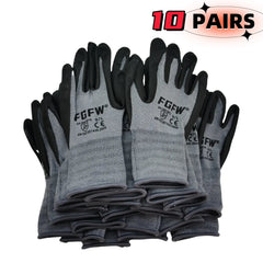 Nitrile Coated Work Gloves for Gardening/Workshop by Snagg A Gloves