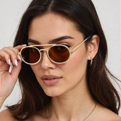 2025 Oval Steampunk Sunglasses - SnaggIt