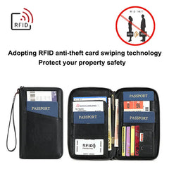 Travel Passport Clip Wallet