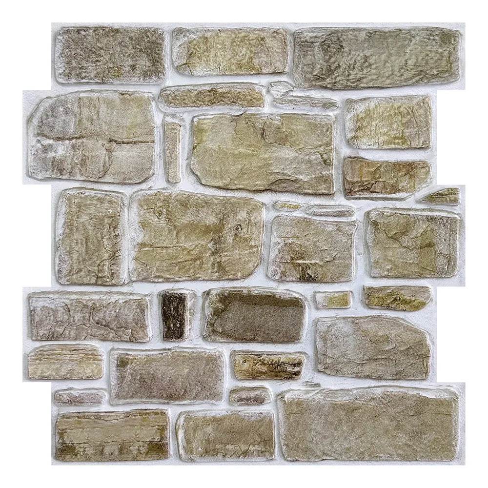 3D Faux Stone Tile Stickers - SnaggIt