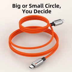 Magnetic 240W USB-C to USB-C Fast Charging Cable by Snagg A Charging Cable