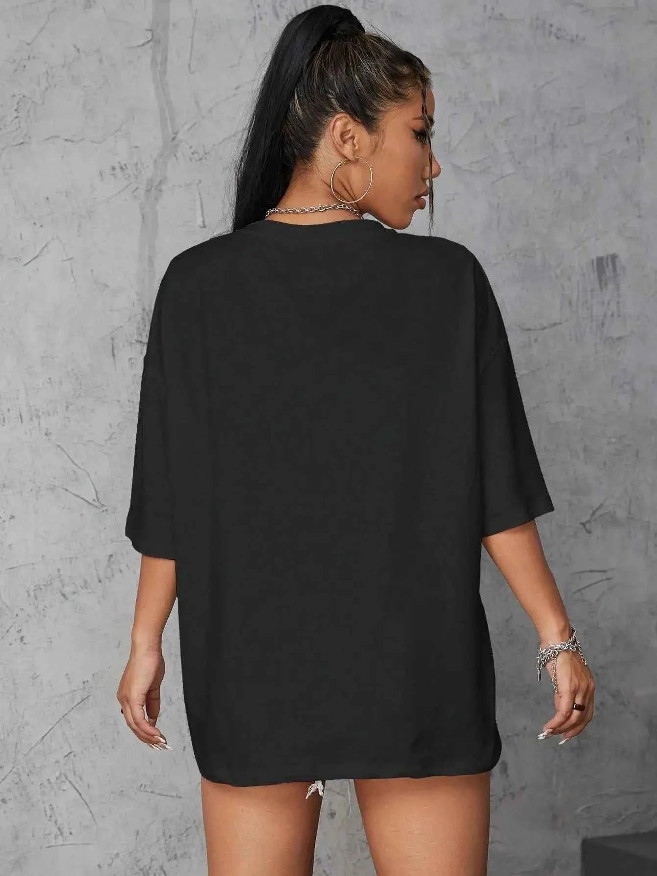 Women's Smile Face Print T-Shirt | Street Casual All-Match Soft Hip Hop Breathable Fashion Tee