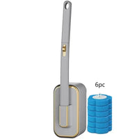 Wall Mounted Toilet Brush Set – Disposable Head System by Snagg A Toilet Brush