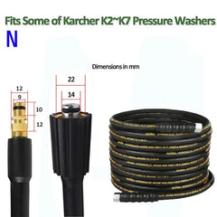 High Pressure Washer Hose by Snagg A Garden Hose